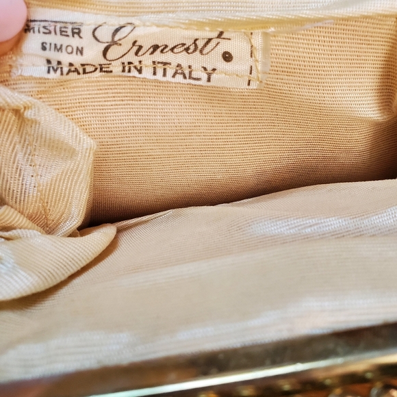 Vintage Mister Simon Ernest made in Italy floral bag purse - Picture 11 of 12